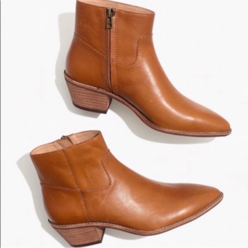 Madewell The Charley Boot K5307 brown leather 5.5‎